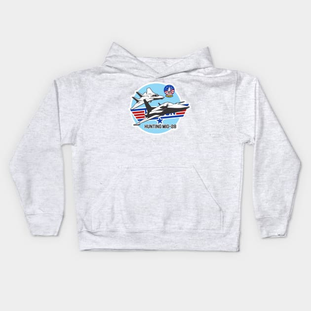 Hunting MiG-28 Kids Hoodie by MBK